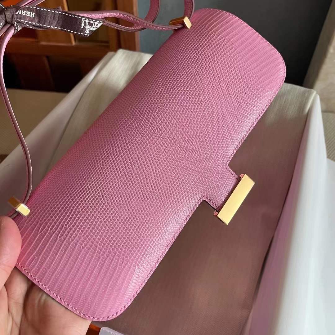 Kuwait hm constance 26 lizard leather 5p pink