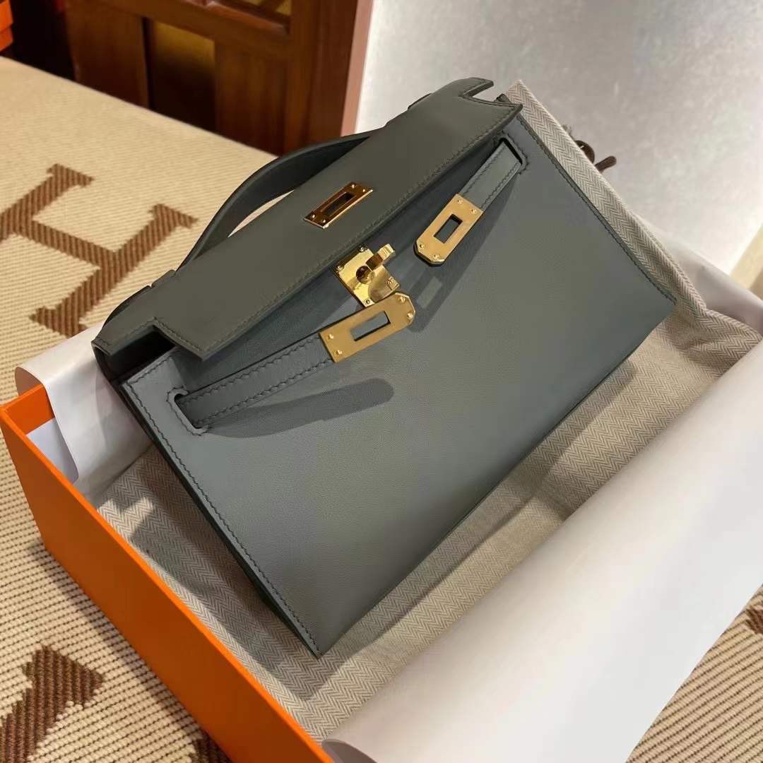 Dubai Store HM KL pochette Swift 63 Vert Amanda 杏仁绿 金