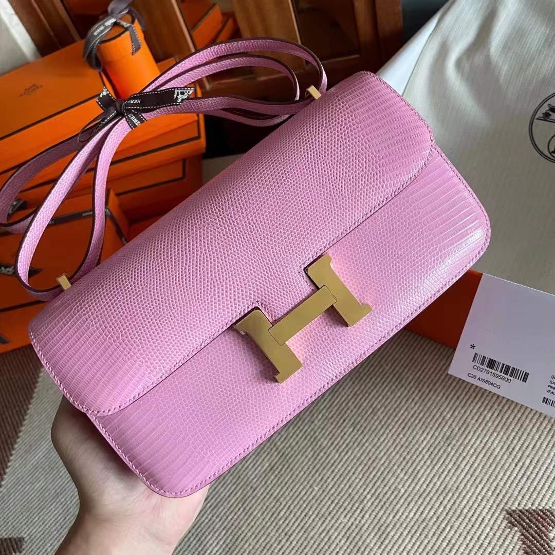 Kuwait hm constance 26 lizard leather 5p pink