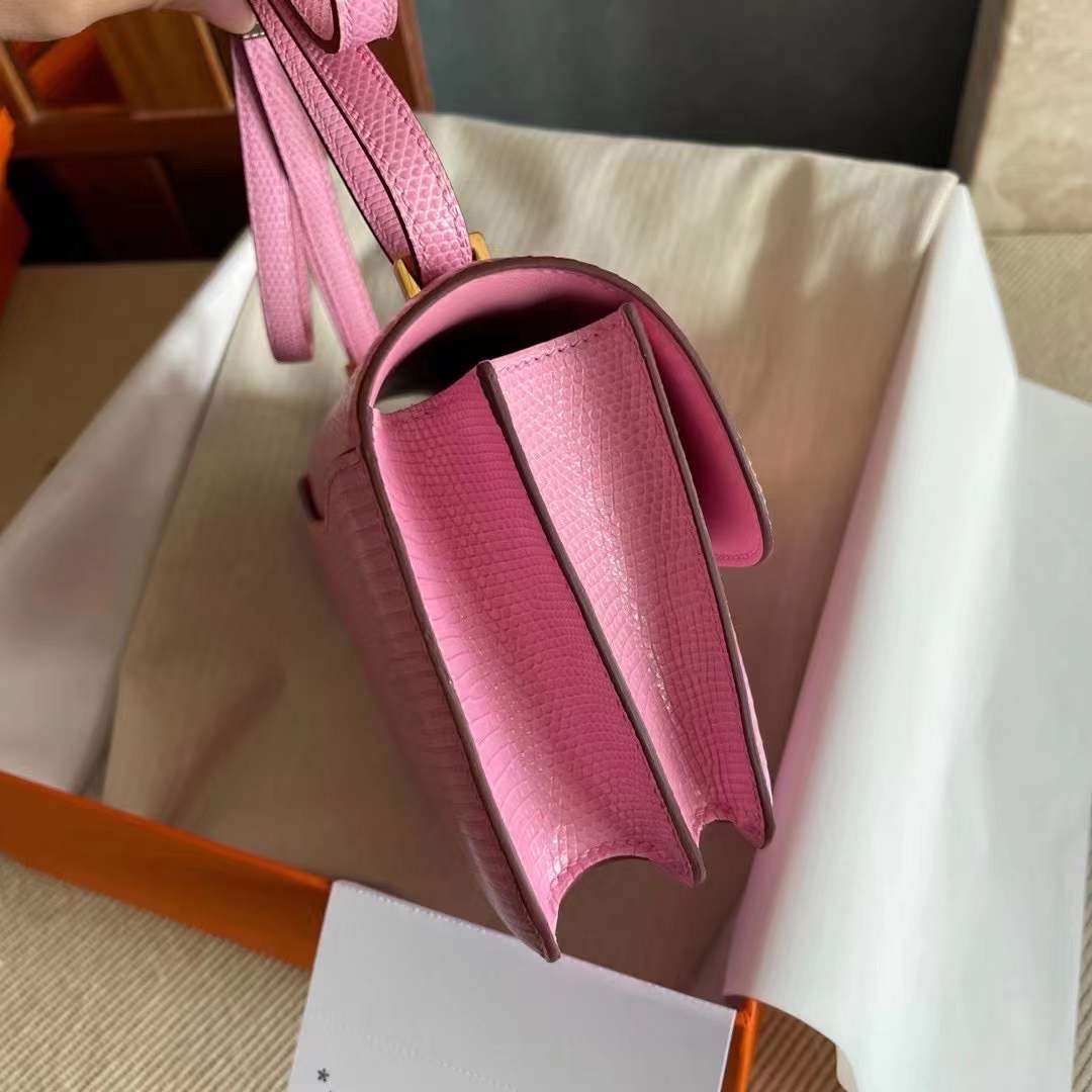 Kuwait hm constance 26 lizard leather 5p pink