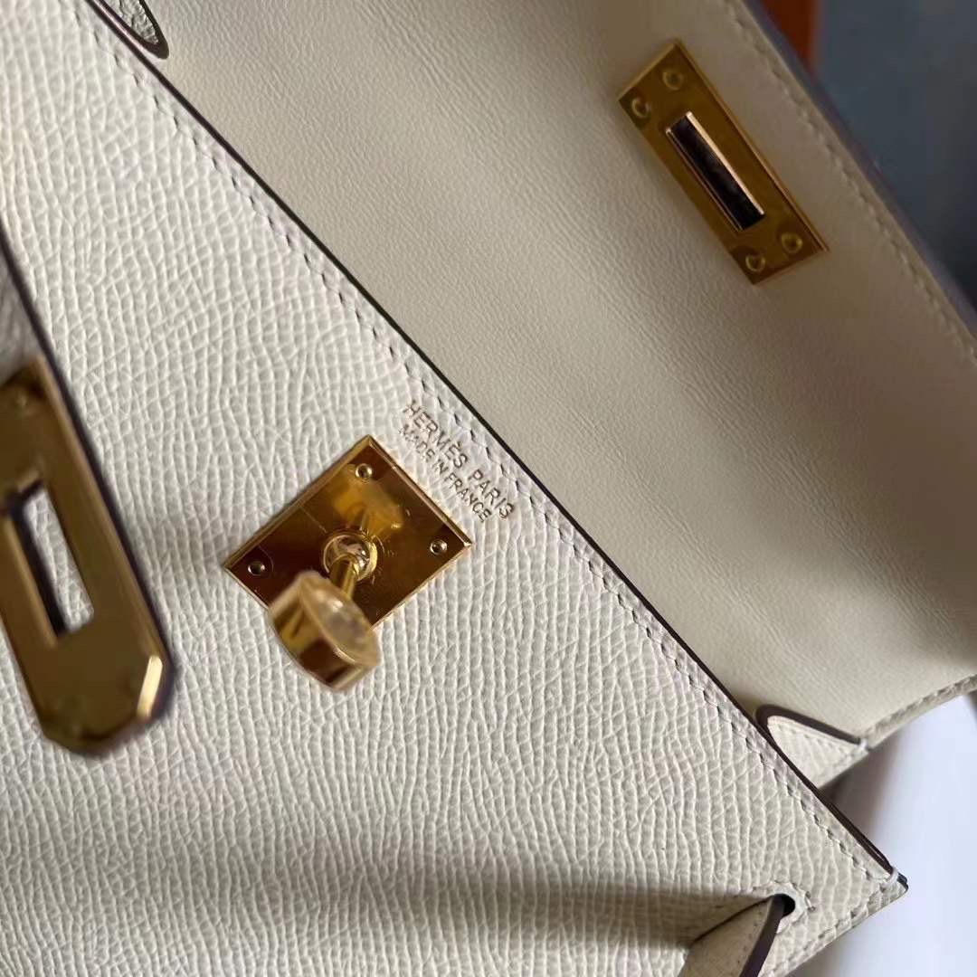 KL mini 二代 epsom 10 craie 奶油白 gold hw 金