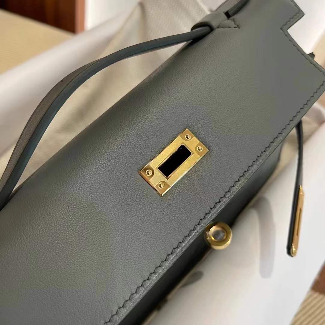 Dubai Store HM KL pochette Swift 63 Vert Amanda 杏仁绿 金