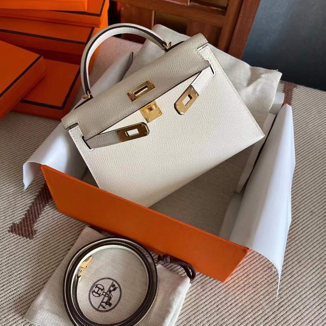 KL mini 二代 epsom 10 craie 奶油白 gold hw 金