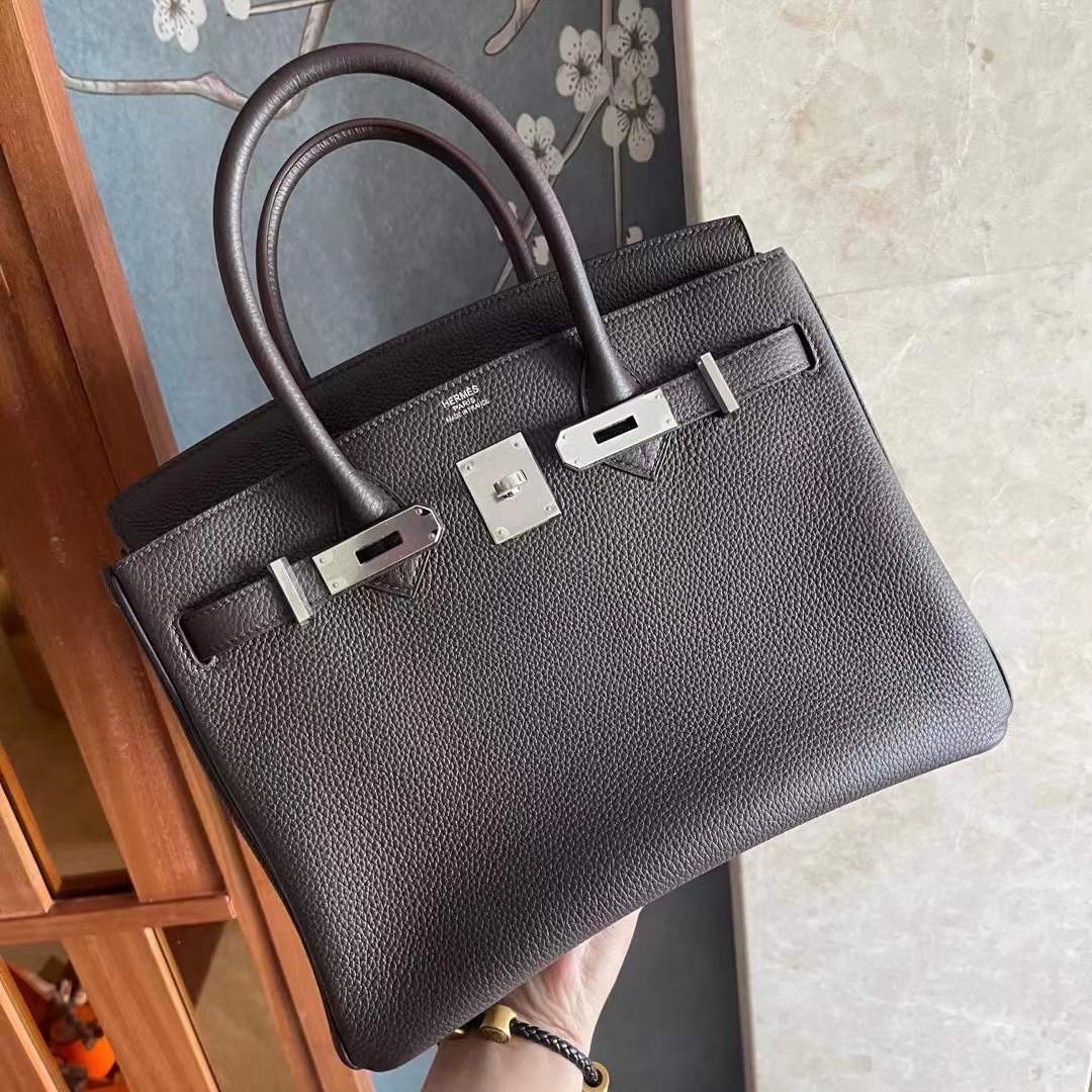 Republic of Indonesia HM BK 30cm Togo 46 乌木色 Ebene PHW