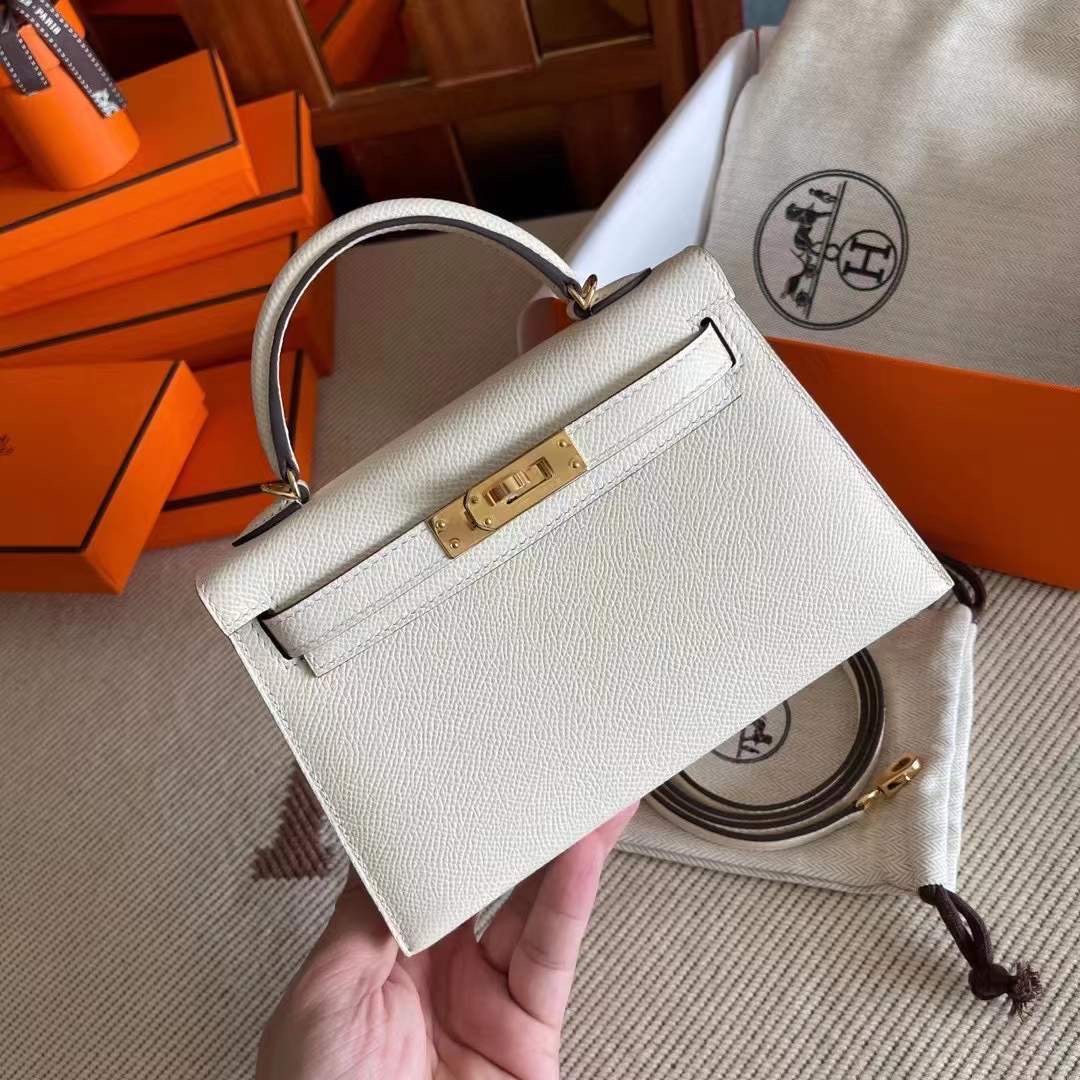 KL mini 二代 epsom 10 craie 奶油白 gold hw 金