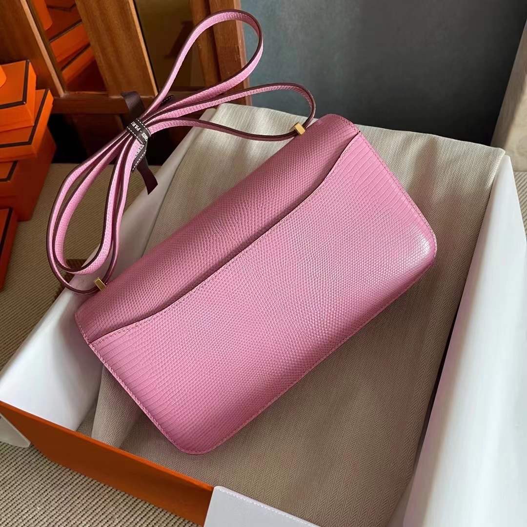 Kuwait hm constance 26 lizard leather 5p pink