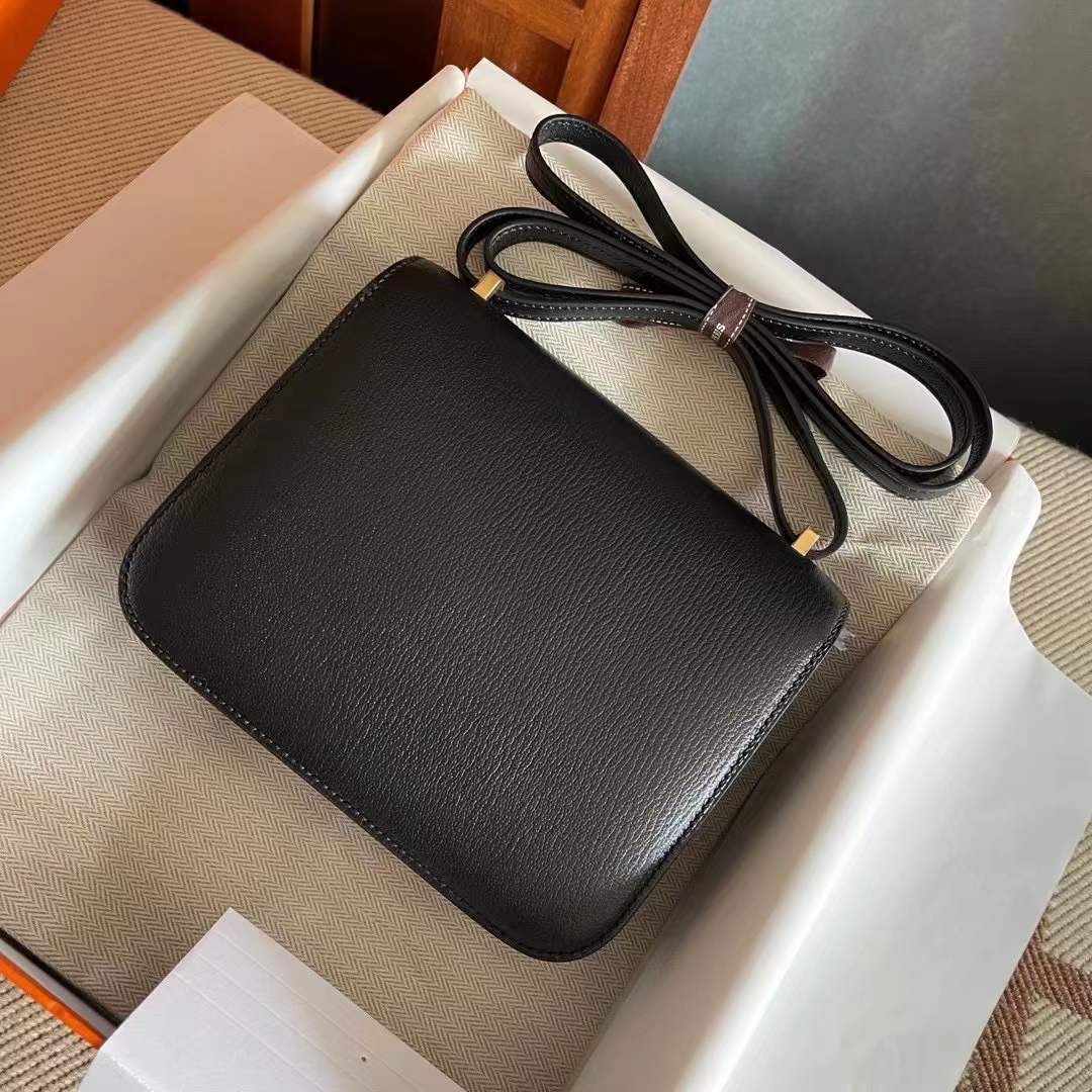 constance 19 山羊皮 Chevre 89 Noir 黑金