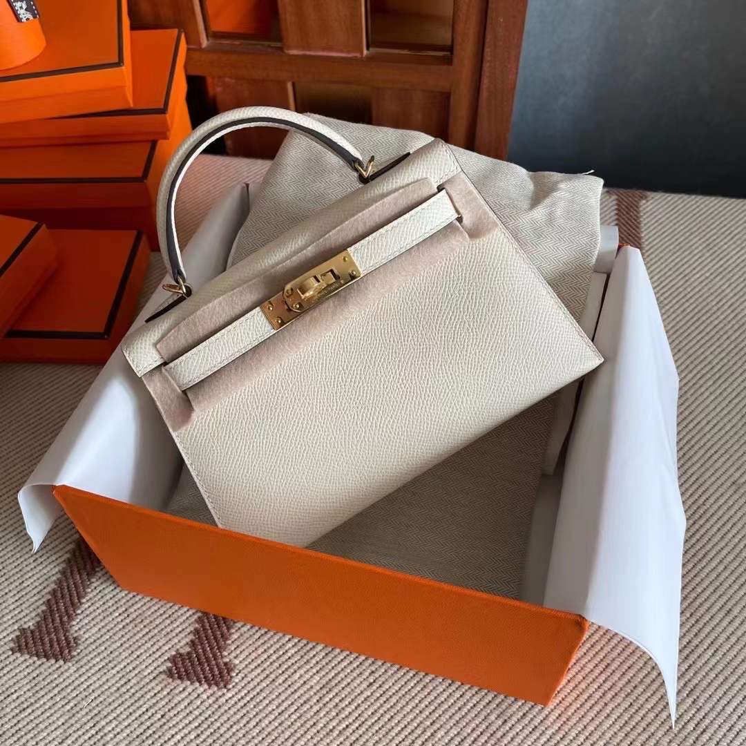 KL mini 二代 epsom 10 craie 奶油白 gold hw 金