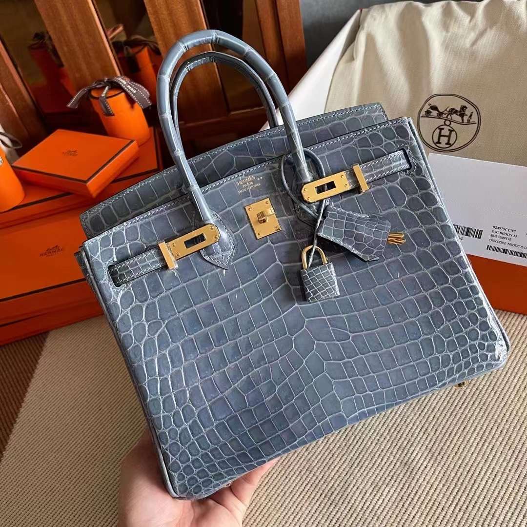 HM BK 25cm N7 Blue Tempete Shiny nilo crocodile