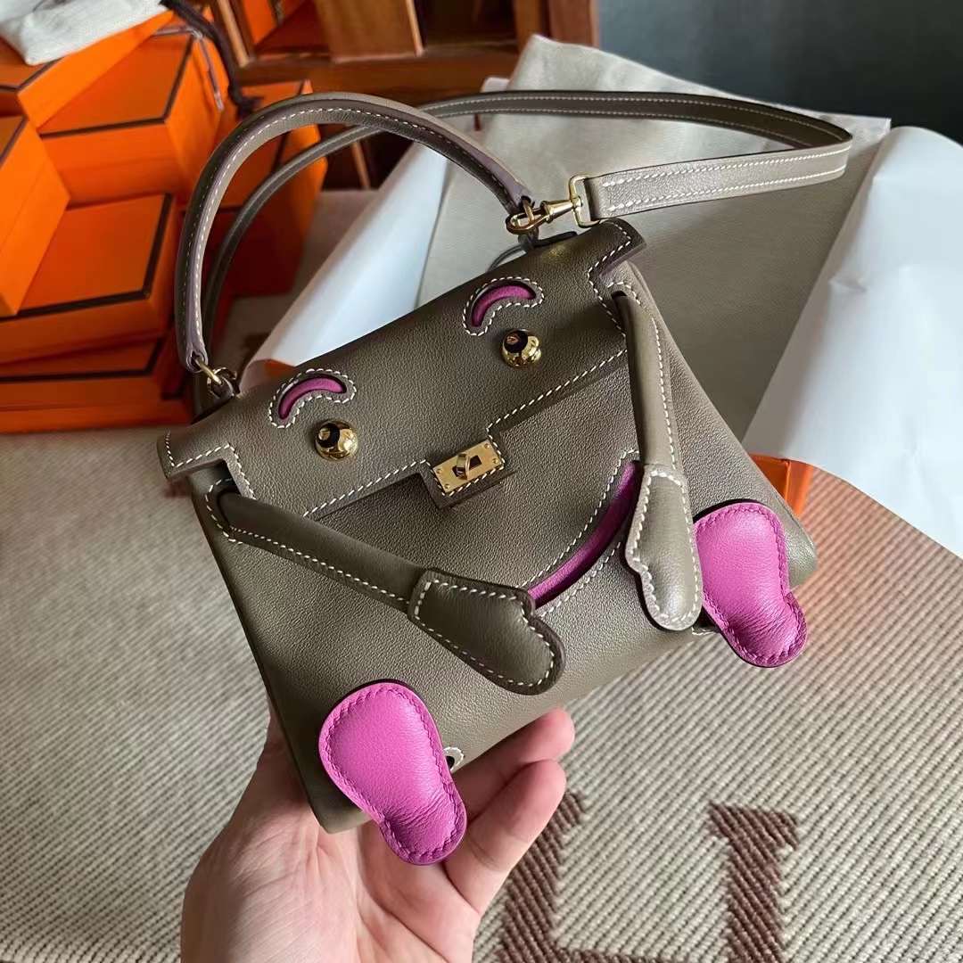 KL doll swift 大象灰拼玉兰粉  金