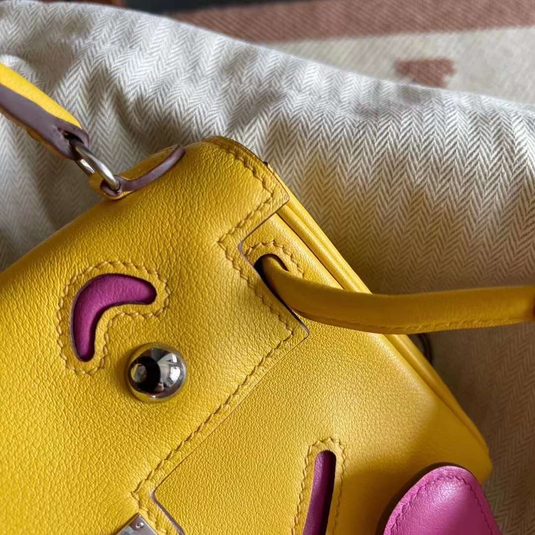 KL doll swift 9D琥珀黄拼玉兰粉 银