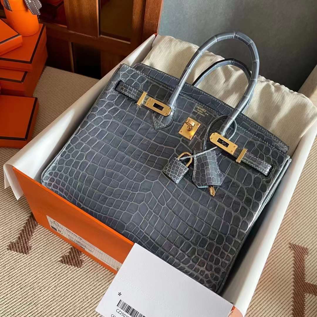 HM BK 25cm N7 Blue Tempete Shiny nilo crocodile