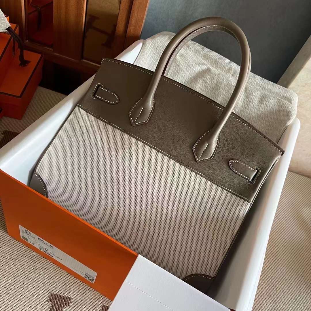 BK 30 帆布拼Swift 大象灰 银