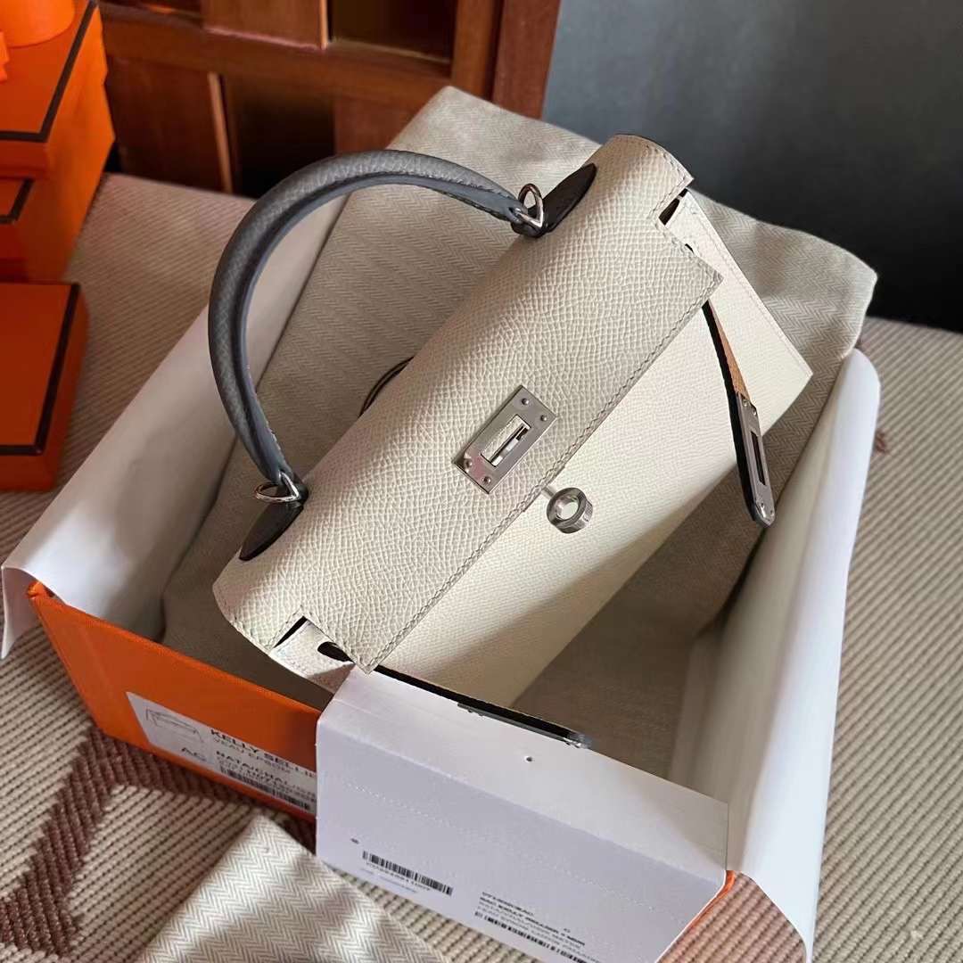 KL mini 二代 epsom  i2 Nata 奶油白+ 0L Gris Meyer 积雨云灰+ 0M Chai 奶茶色  银