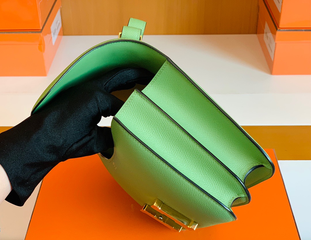 Constance 24cm Epsom 3I Vert Criquet