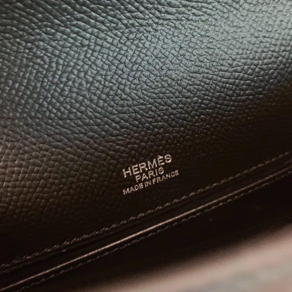 Hong Kong HM KL Pochette Epsom 89 Noir PHW