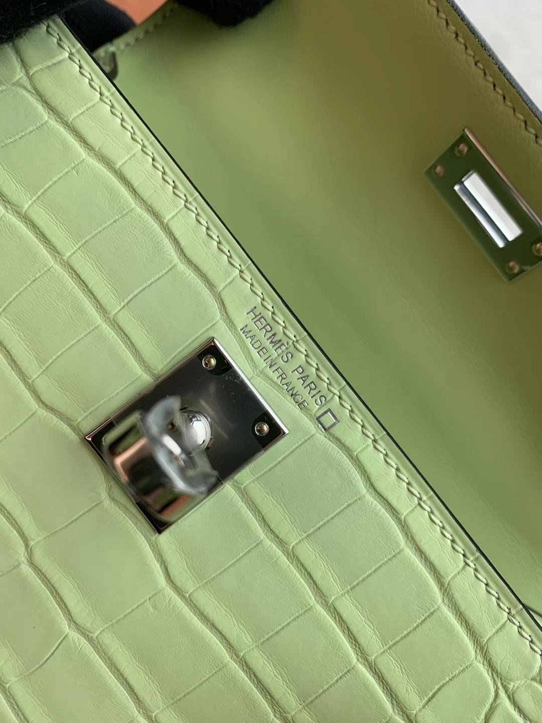 Dubai Mini KL R9 Jaune Bourgeon Crocodile Matte