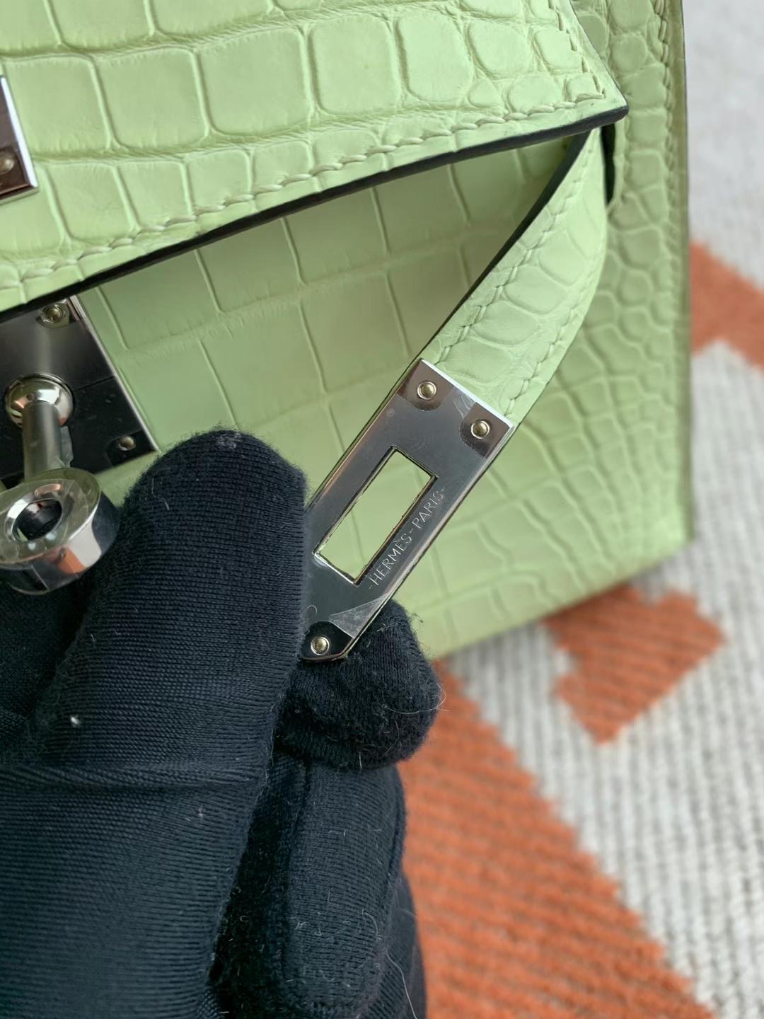 Dubai Mini KL R9 Jaune Bourgeon Crocodile Matte