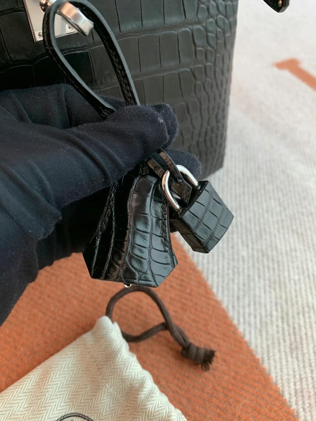SAUDI ARABIA HM KL 25cm CC89 Noir alligator crocodile