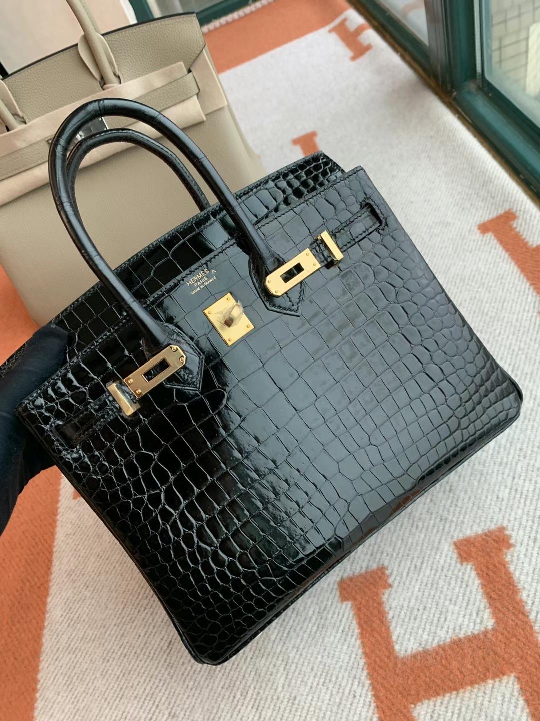 Saudi Arabia Dammam HM BK 25cm 89 Noir Porosus V crocodile