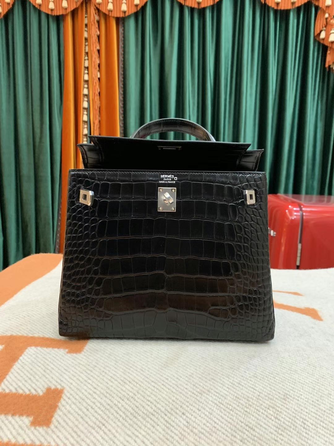 SAUDI ARABIA HM KL 25cm CC89 Noir alligator crocodile