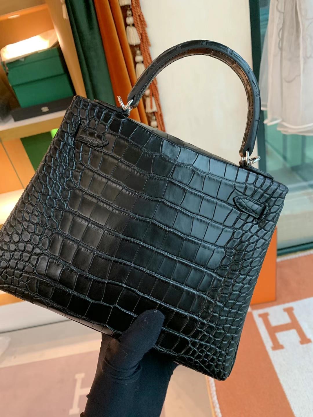 SAUDI ARABIA HM KL 25cm CC89 Noir alligator crocodile