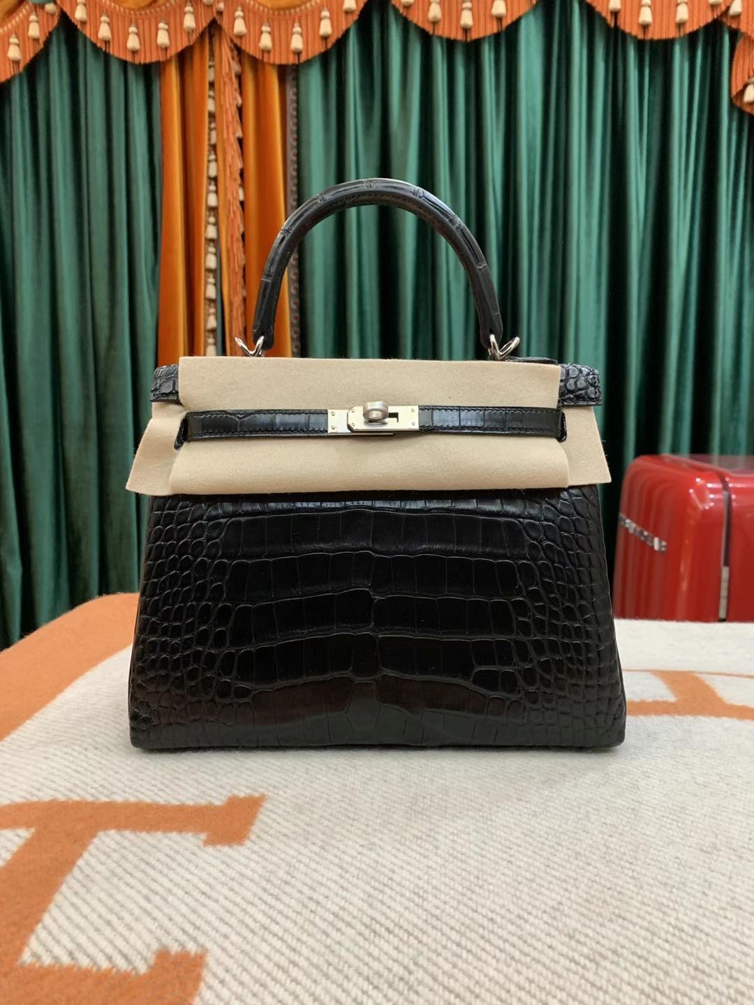 SAUDI ARABIA HM KL 25cm CC89 Noir alligator crocodile