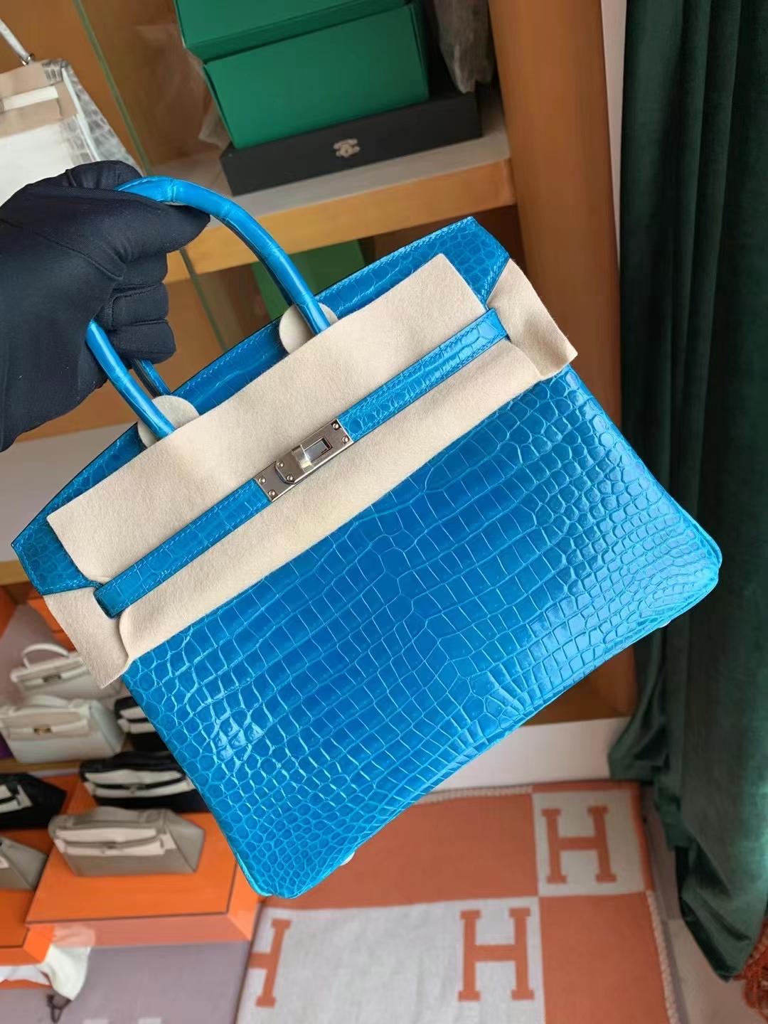 HM BK 25cm 7W Blue Izmir 伊兹密尔蓝  porosus crocodile