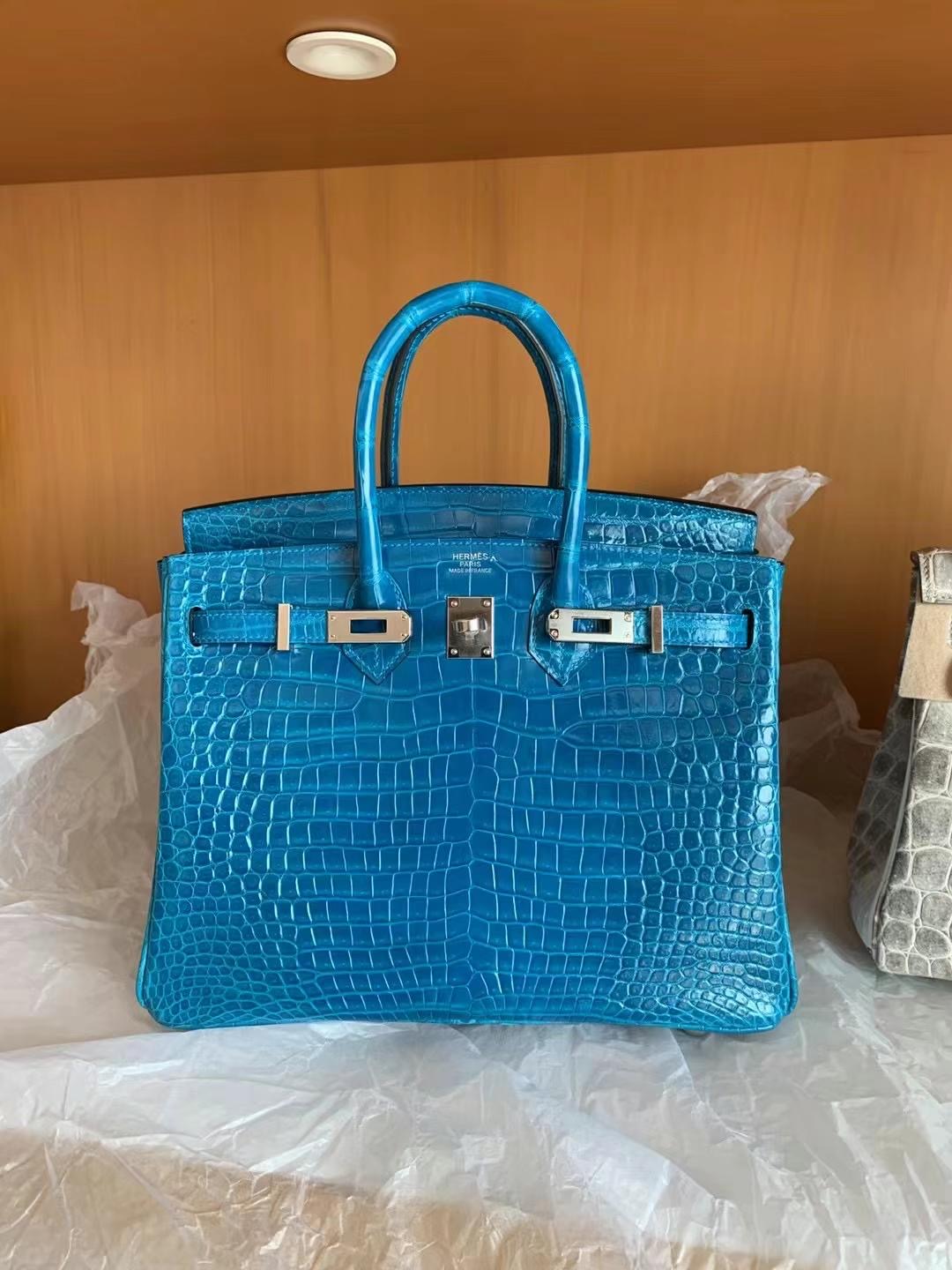 HM BK 25cm 7W Blue Izmir 伊兹密尔蓝  porosus crocodile