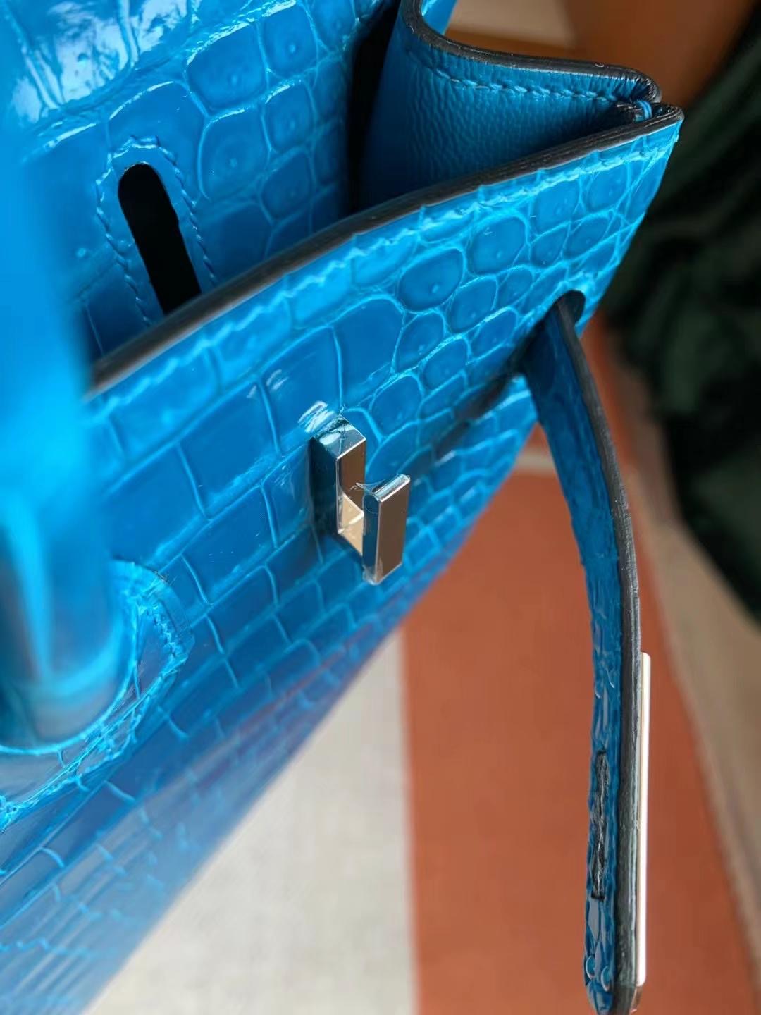 HM BK 25cm 7W Blue Izmir 伊兹密尔蓝  porosus crocodile
