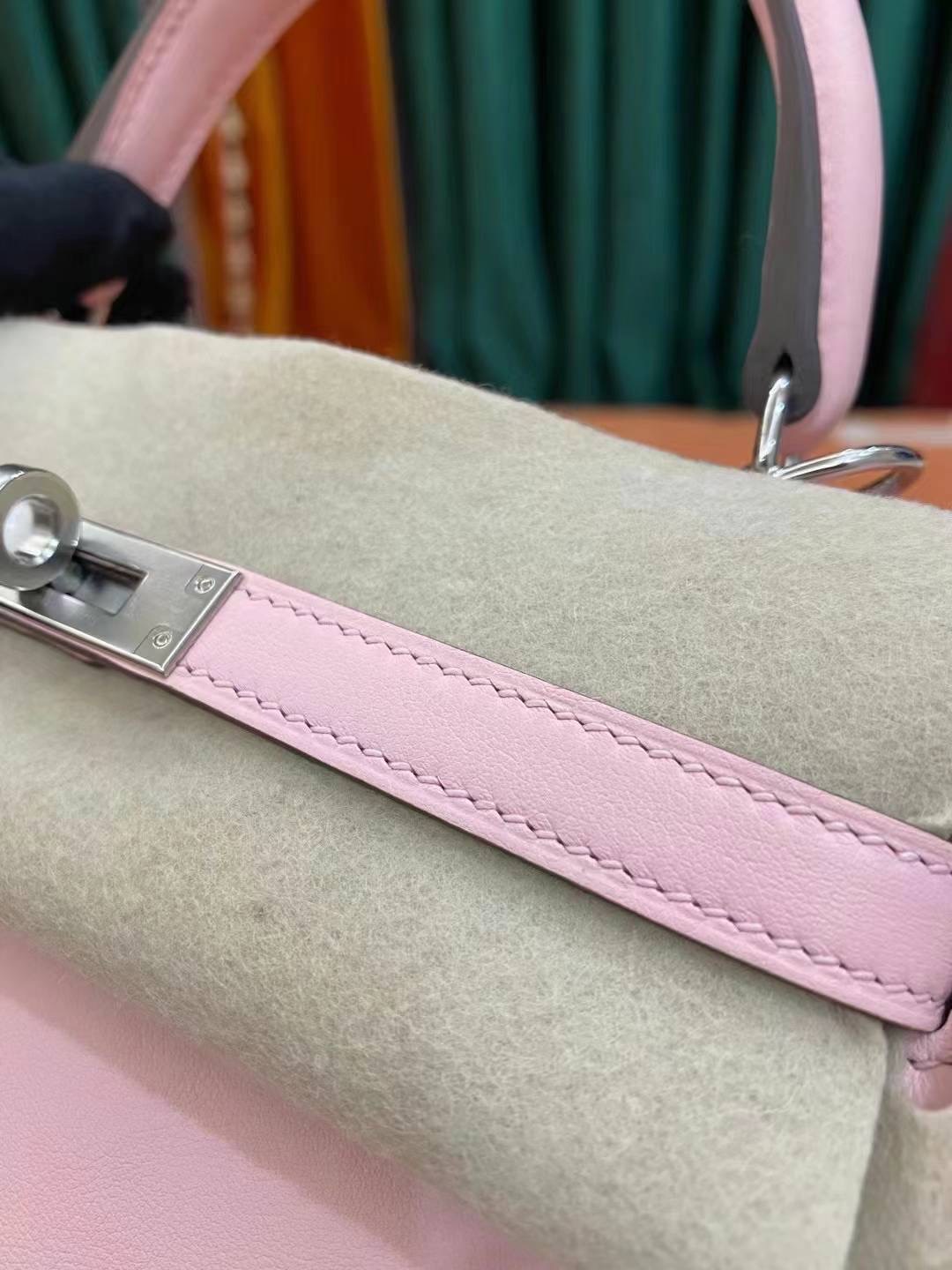 Saudi Arabia Riyadh HM KL Swift calfskin 3Q Rose Sakura 蜥蜴扣