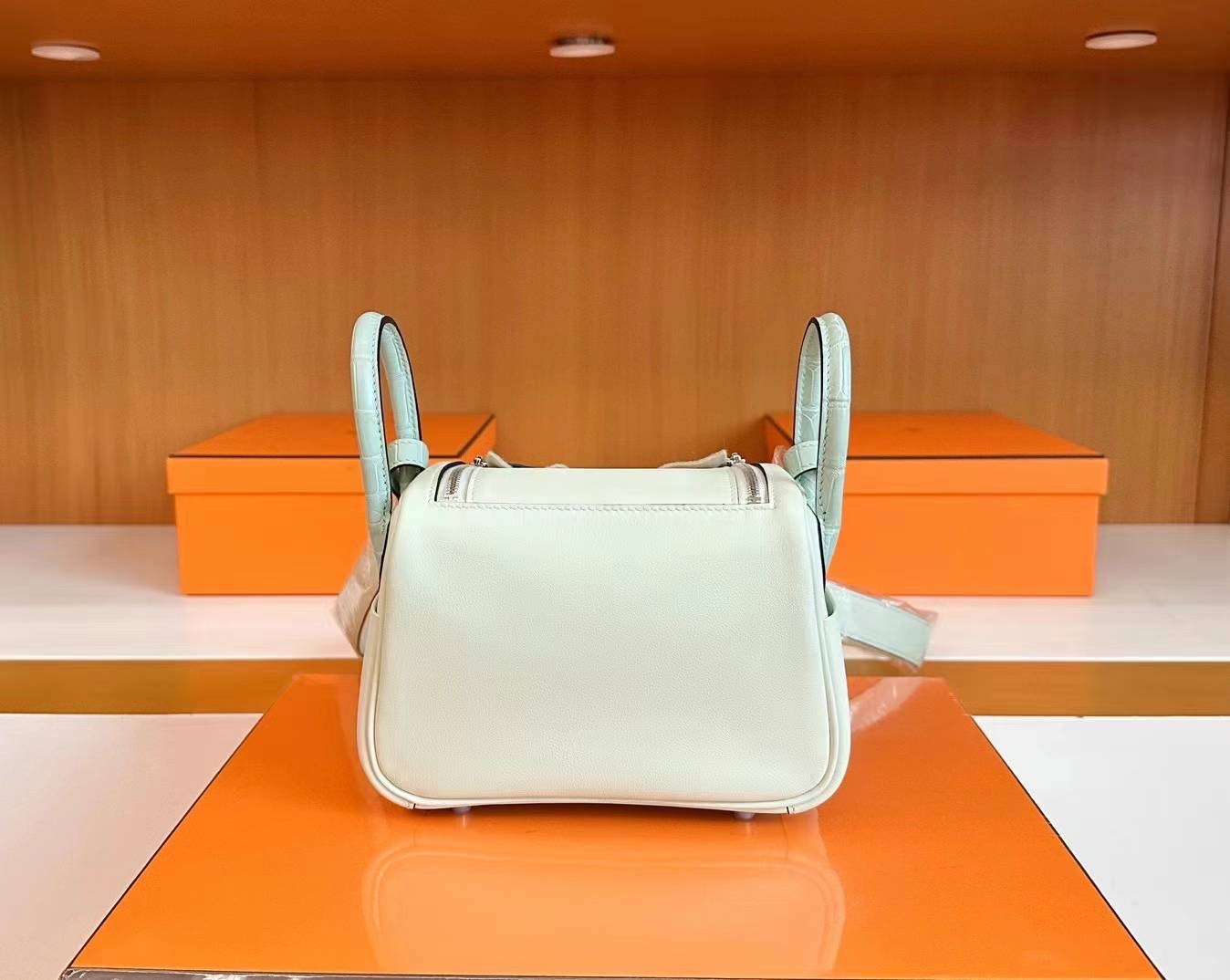 Dubai HM 今年最好看的 OS气泡绿 mini ld touch swift/matte alligator OS VERT FIZZ 银扣 B刻