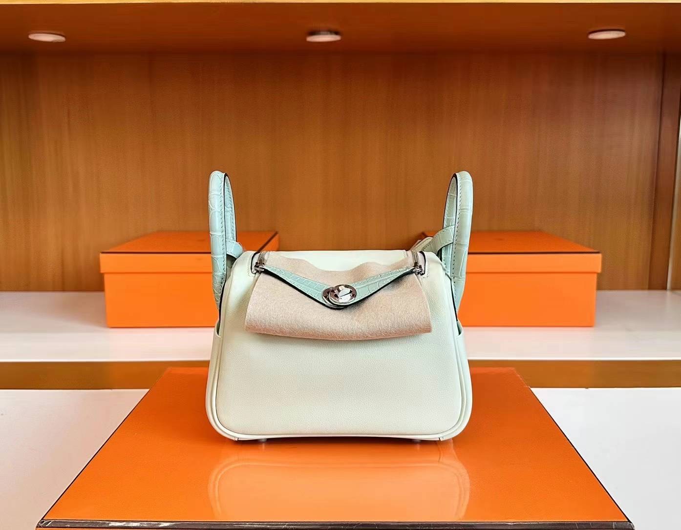 Dubai HM 今年最好看的 OS气泡绿 mini ld touch swift/matte alligator OS VERT FIZZ 银扣 B刻
