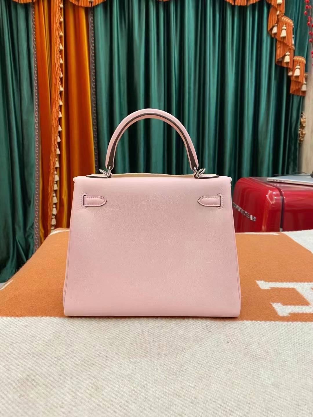 Saudi Arabia Riyadh HM KL Swift calfskin 3Q Rose Sakura 蜥蜴扣