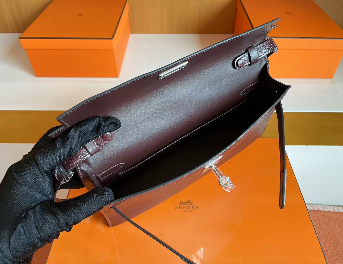 KL Elan 57 Bordeaux 酒红色 金扣
