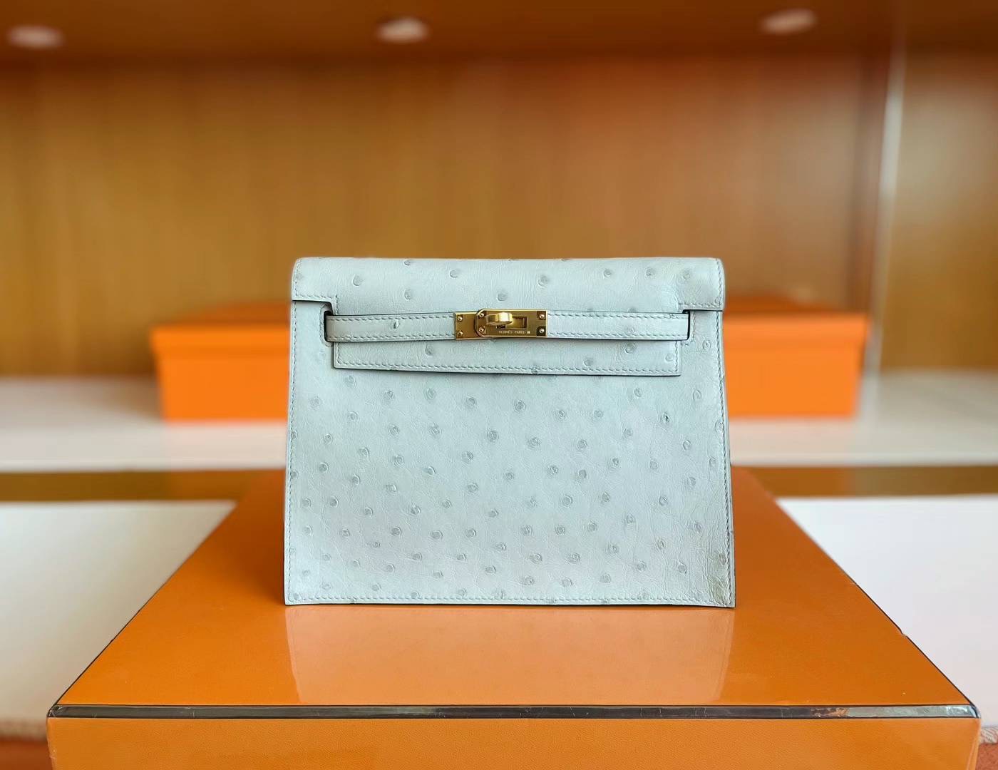 HM kl danse ostrich gris pearl