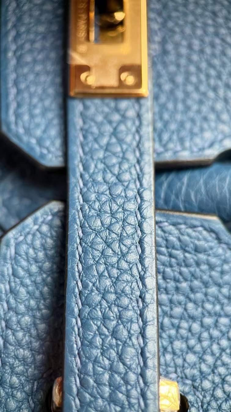 Bahrain HM BK 25cm togo S4深邃蓝 Deep Blue 金扣