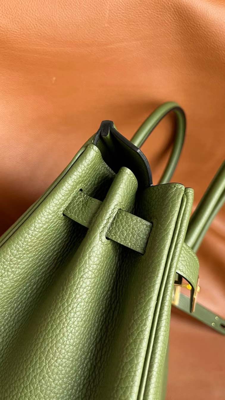 Hermès BK 25cm 6H Olive green