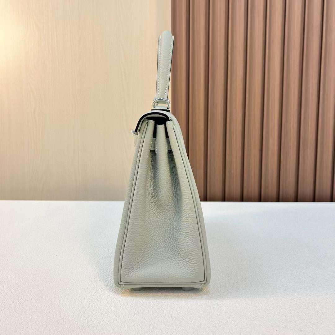 Qatar Doha Hermès KL 25 Togo 0W gris neve silver Hardware