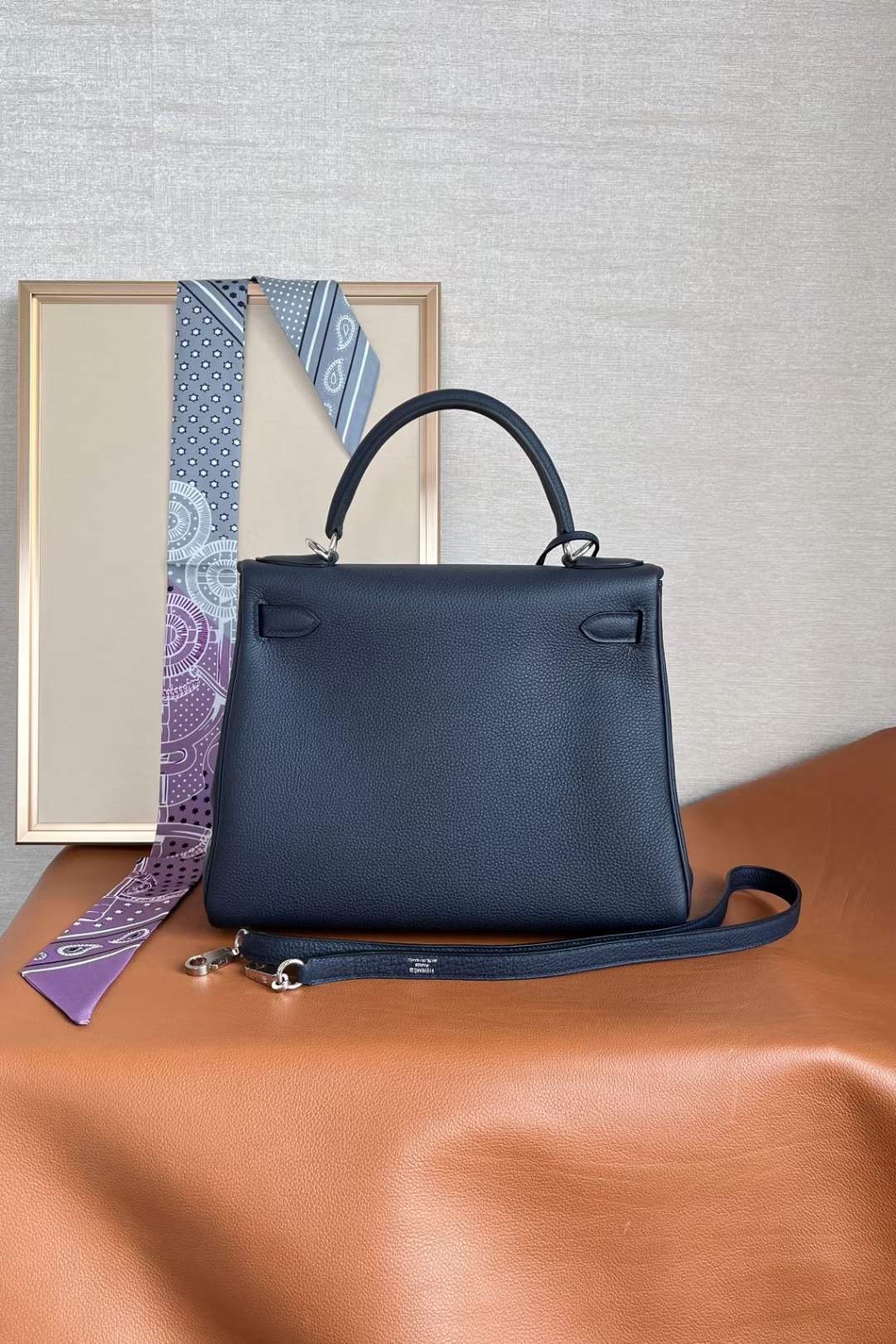 HM KL 28cm Togo 2Z Bleu nuit 午夜蓝