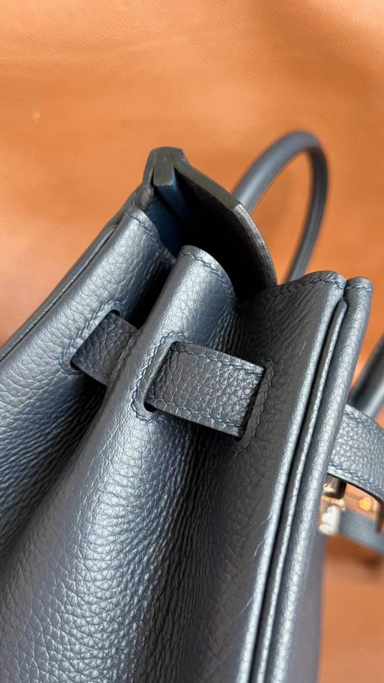 Qatar Doha Hermès BK 25 Togo 2Z Blue Nuit