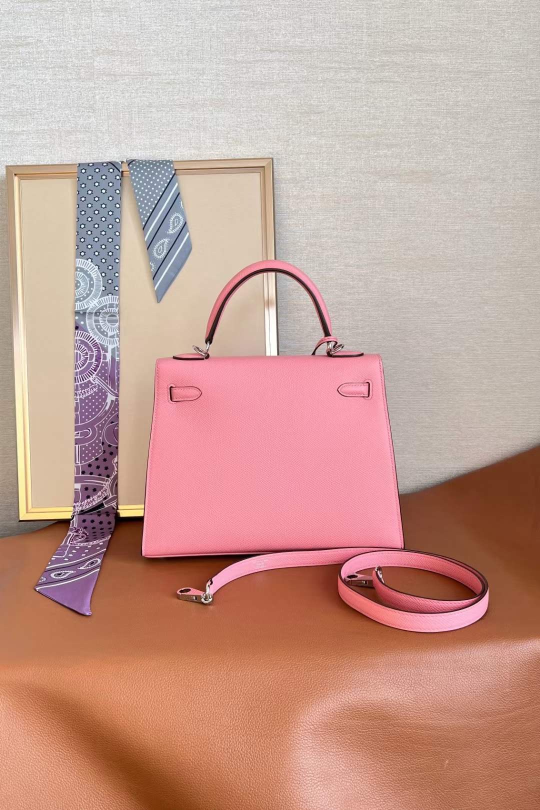 HM KL 25cm Epsom 1Q rose confetti