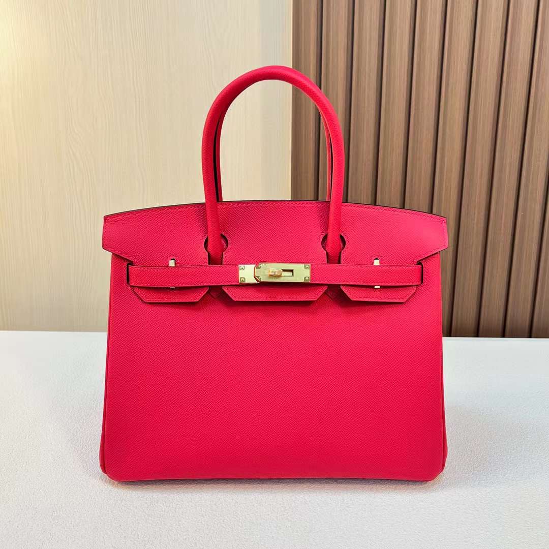 Los Angeles USA HM BK 30cm Epsom I6 Rose Extrême 极致粉