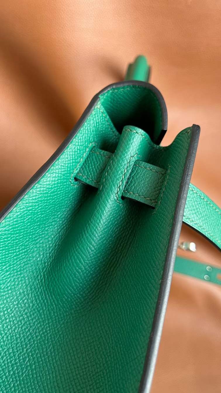 HM KL 28cm Epsom U4 Vert Vertigo 丝绒绿