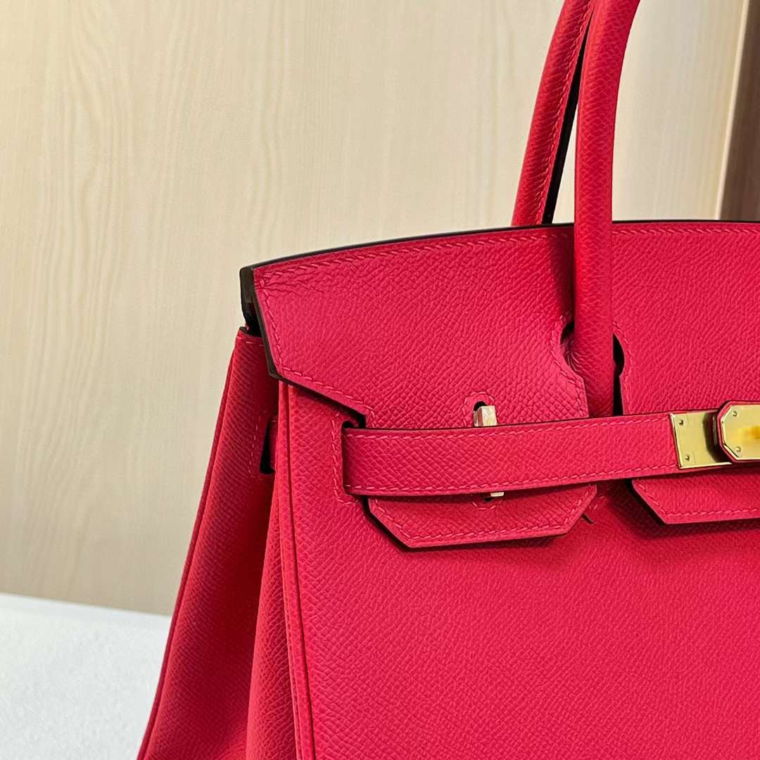 Los Angeles USA HM BK 30cm Epsom I6 Rose Extrême 极致粉
