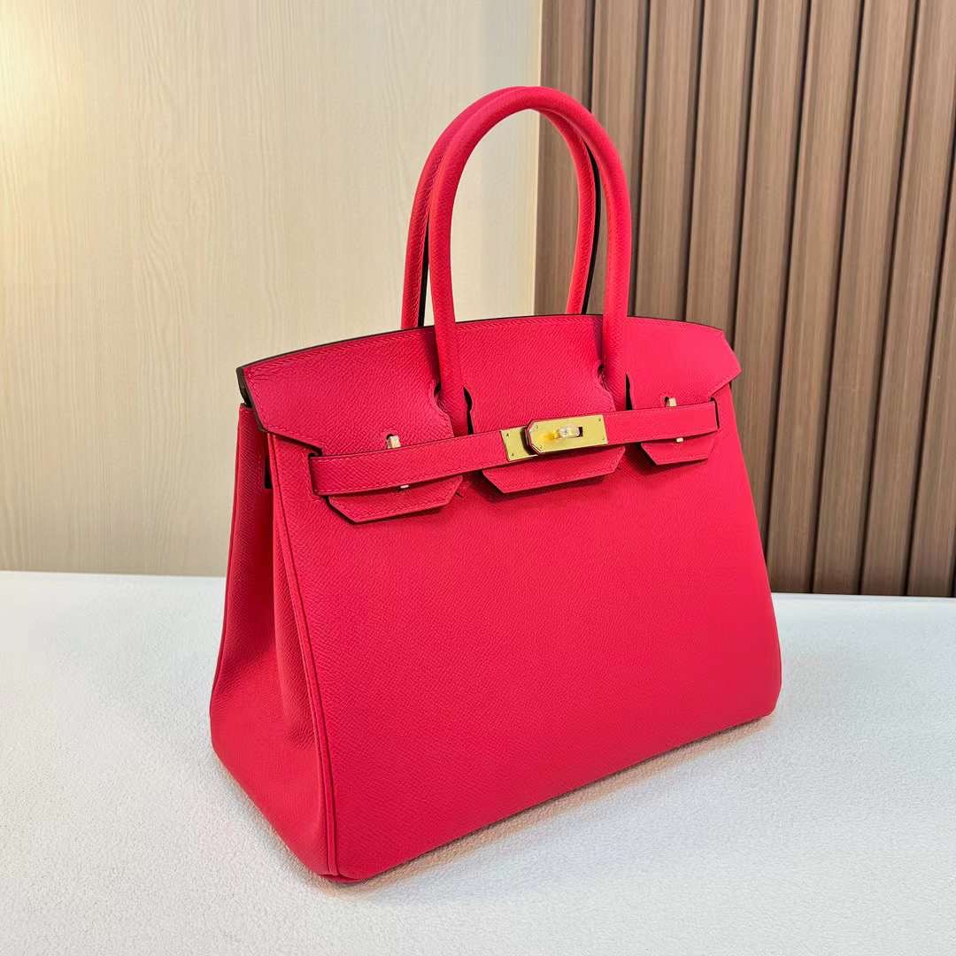 Los Angeles USA HM BK 30cm Epsom I6 Rose Extrême 极致粉