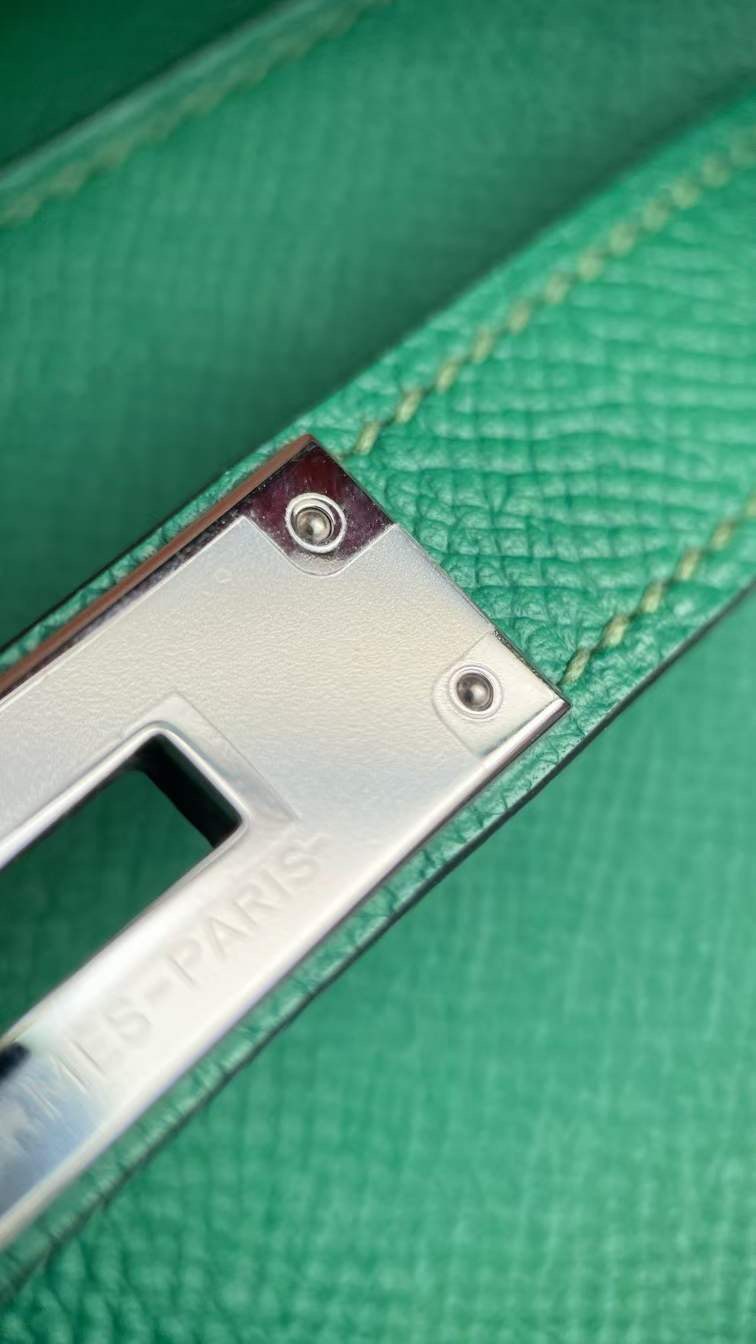 HM KL 28cm Epsom U4 Vert Vertigo 丝绒绿