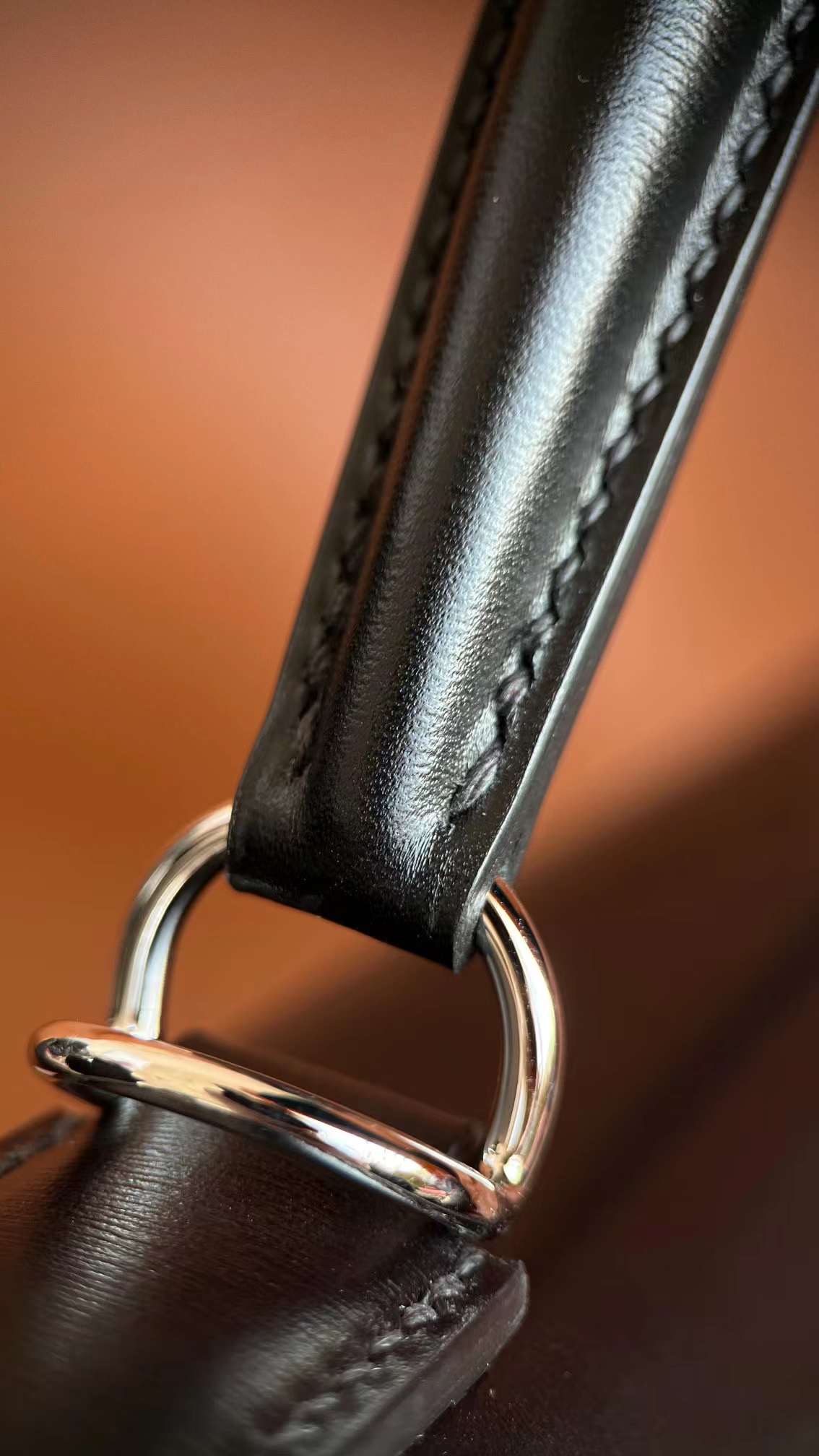 HM KL 28cm Box Leather Ck89 Noir