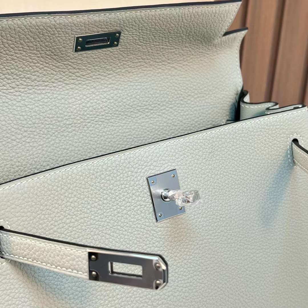 Qatar Doha Hermès KL 25 Togo 0W gris neve silver Hardware