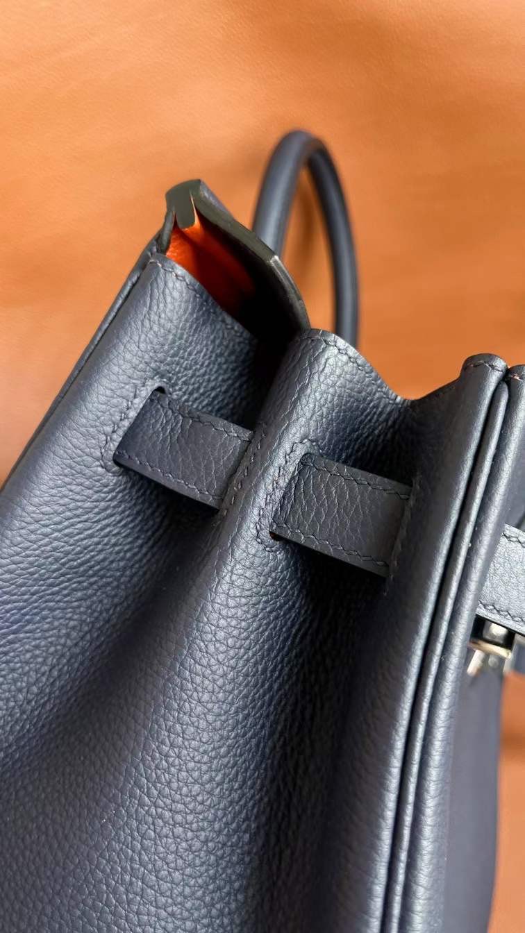 Qatar Doha Hermès BK 25 Togo 2Z Blue Nuit